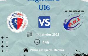 MORLONS 2 U16 - HABAS POUILLON U16